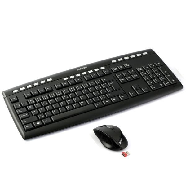 کیبرد و ماوس بیسیم A4TECH 9200F Wireless