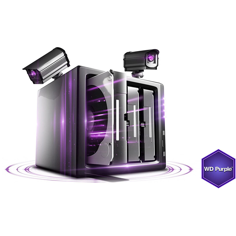 هارد دیسک اینترنال وسترن دیجیتال سری Purple با ظرفیت ۱۲ ترابایت