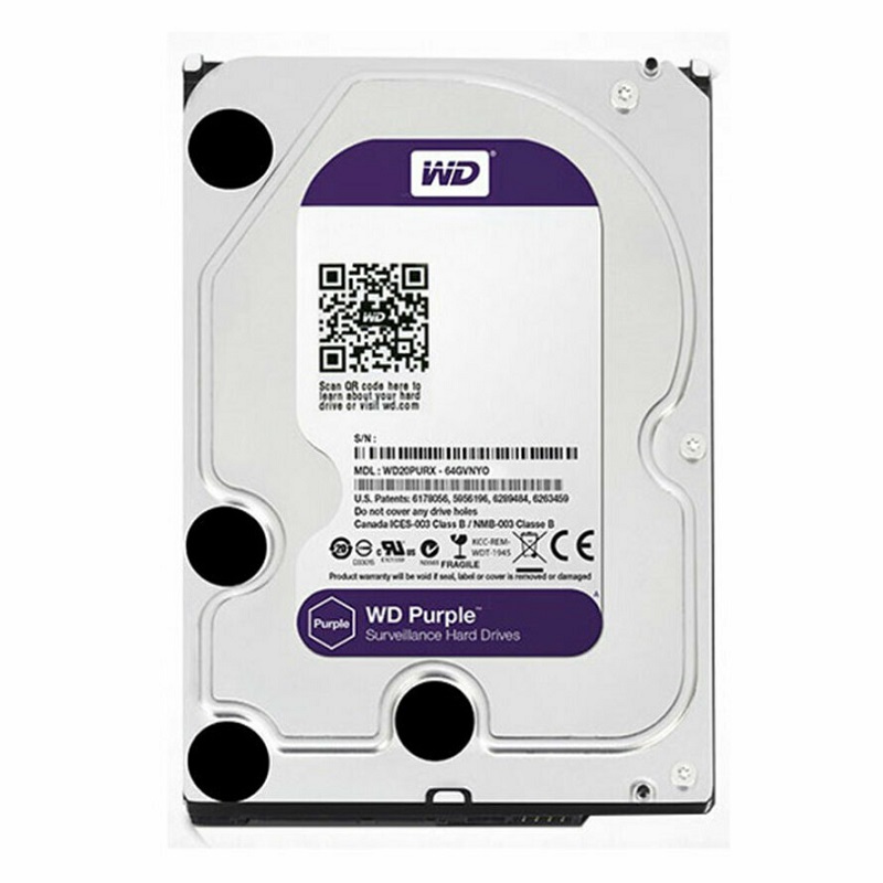 هارددیسک اینترنال وسترن دیجیتال سری Purple ظرفیت ۶ ترابایت