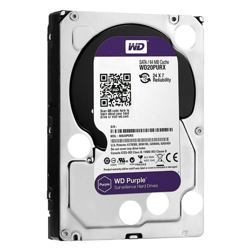 هارددیسک اینترنال وسترن دیجیتال سری Purple ظرفیت ۴ ترابایت